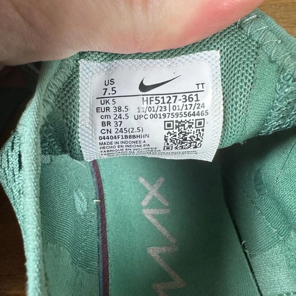 Nike Air Max 270 Teal Green Women Sneakers hf5127-361 Size 7.5